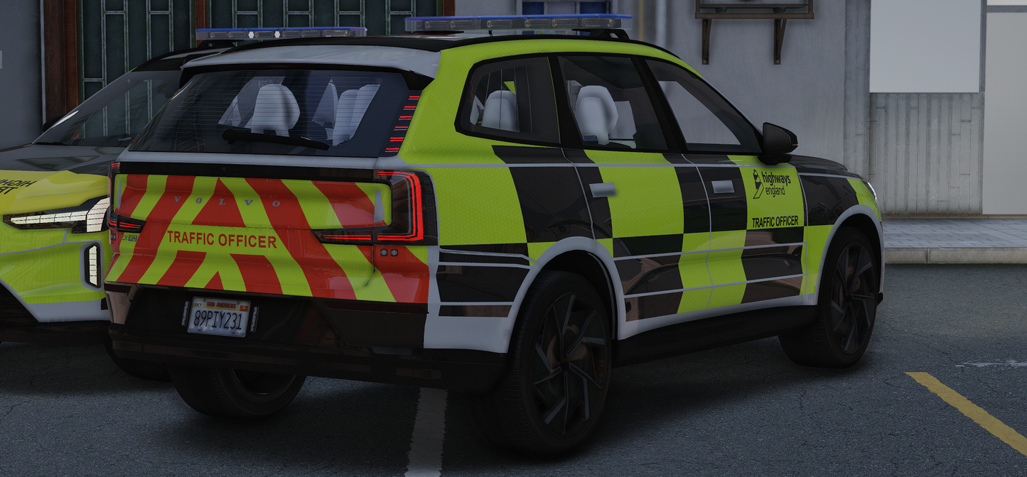 Non-ELS 2024 Volvo EX90 MARKED (Traffic Officer)