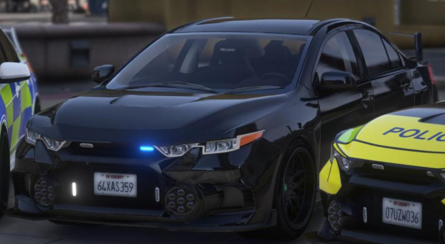 [Police] ELS 2023 Mitsubishi Lancer Evo XI Marked/Unmarked PACKAGE